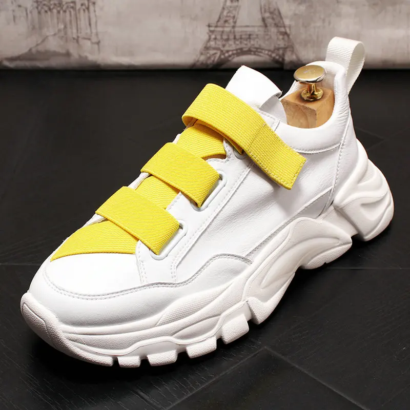 Новинка Высококачественные мужские кроссовки из натуральной кожи Повседневная