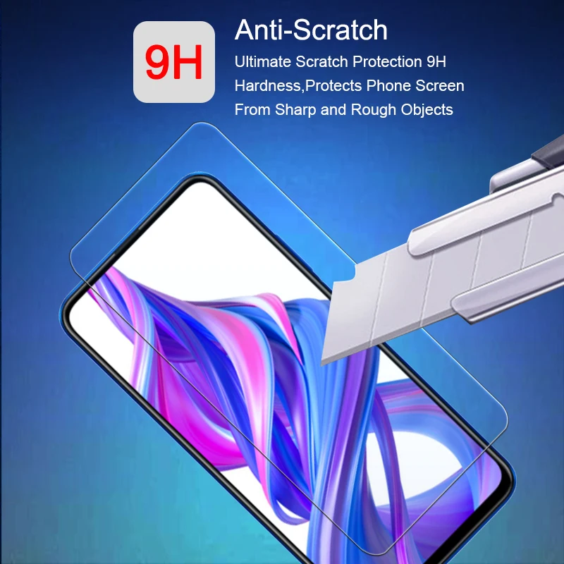honor 9x glass protective 9 x on for huawei honor9x tempered glas hauwei huawey honer x9 screen protector sheet film 3 pcs 50lit free global shipping