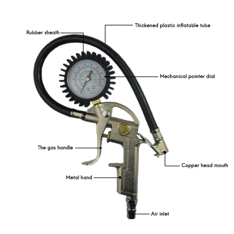 Автомобильный манометр для шин автомобилей мотоциклов внедорожников