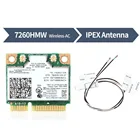 Двухдиапазонный 802.11ac 7260HMW Intel7260 7260AC 2,4 ГГц5G Wlan Wi-Fi Bluetooth 4,0 Mini PCIe WiFi Беспроводная сетевая PCIe-карта