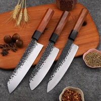 8 inch kitchen set sanhe steel 8cr17mov steel core blade chef professional cooking edc tool knife
