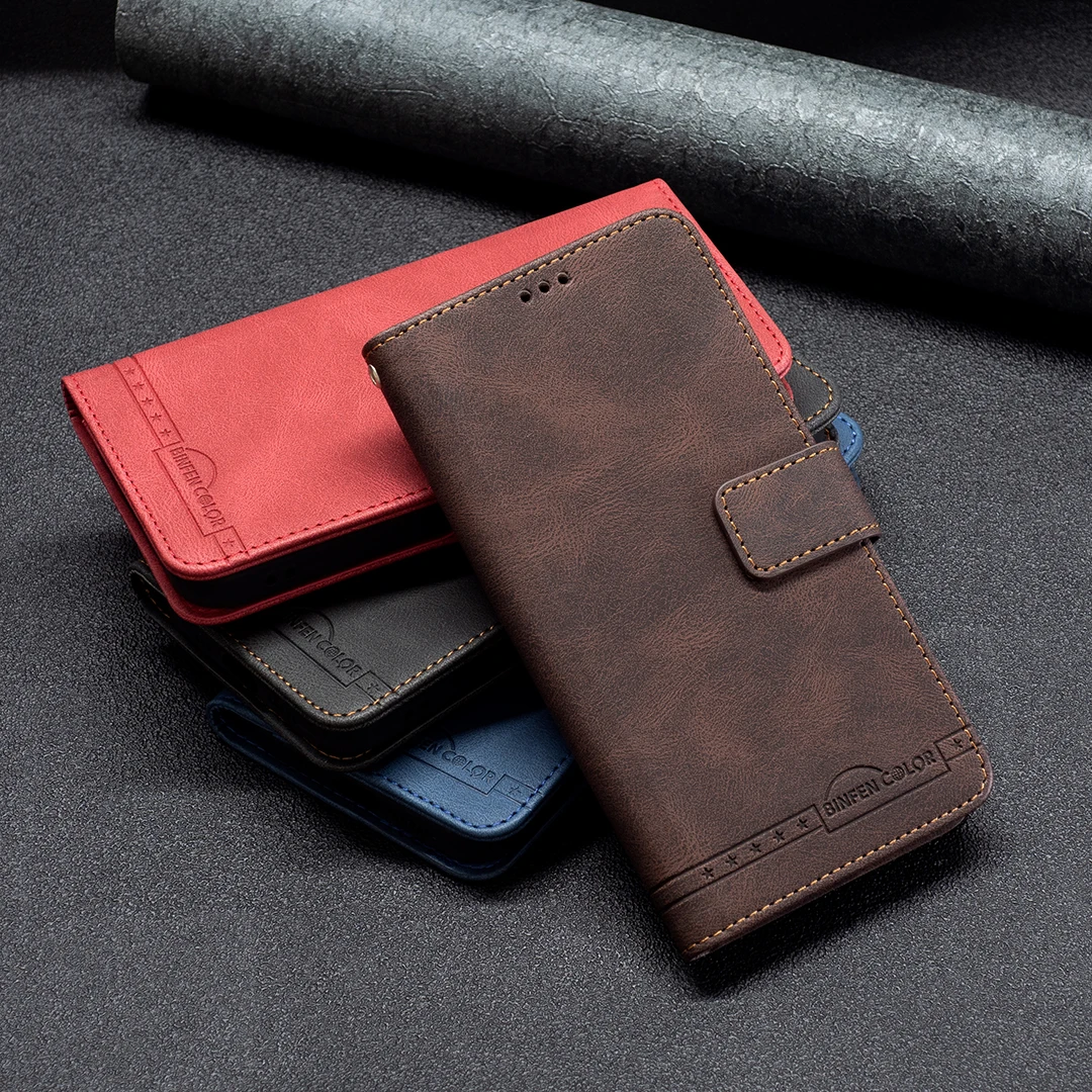RFID Blocking Protect Flip Leather Case For iPhone 13 mini 12 Pro 11 Pro Max XS Max XR X R 10 8 7 Plus SE 2020 Wallet Cover Capa