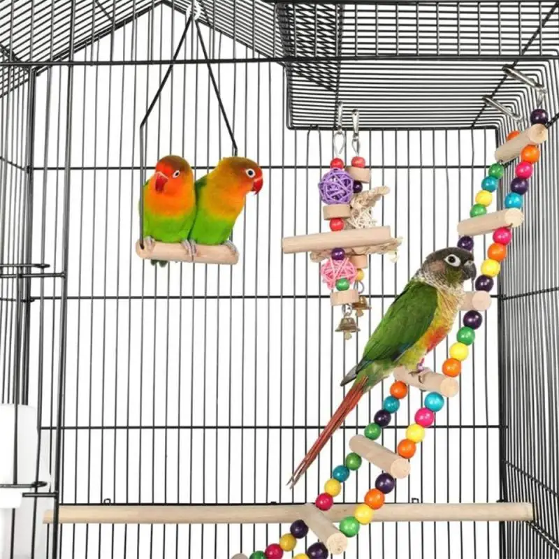 

1 Set Roof Type Wire Bird Cage Iron Bird Parrot Cage Metal Animal Bird Pigeon Supplies Pet Product Breeding Cage HWC