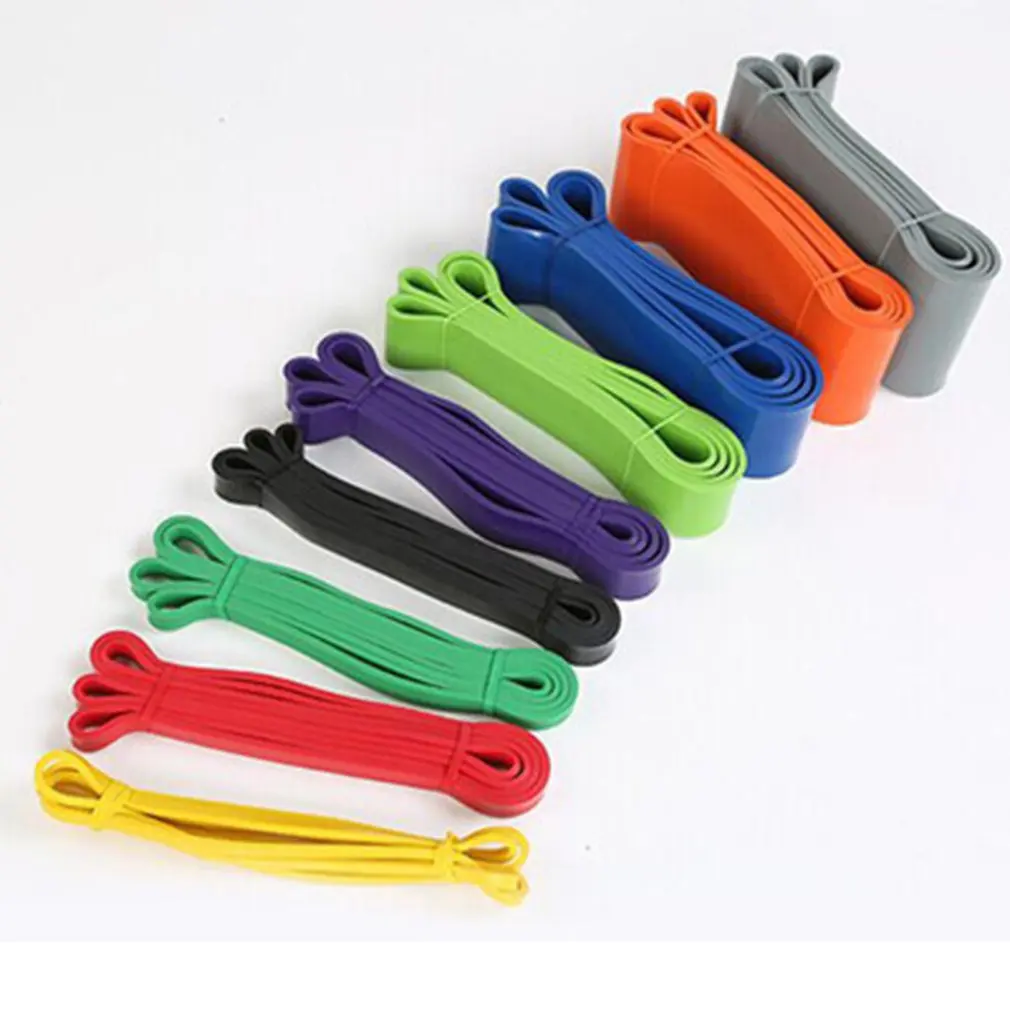 Set Gelang Karet Daya Tahan Fitness Olahraga Tali Elastis Expander Gelang Olahraga Latihan Cross Fit Olahraga Gym