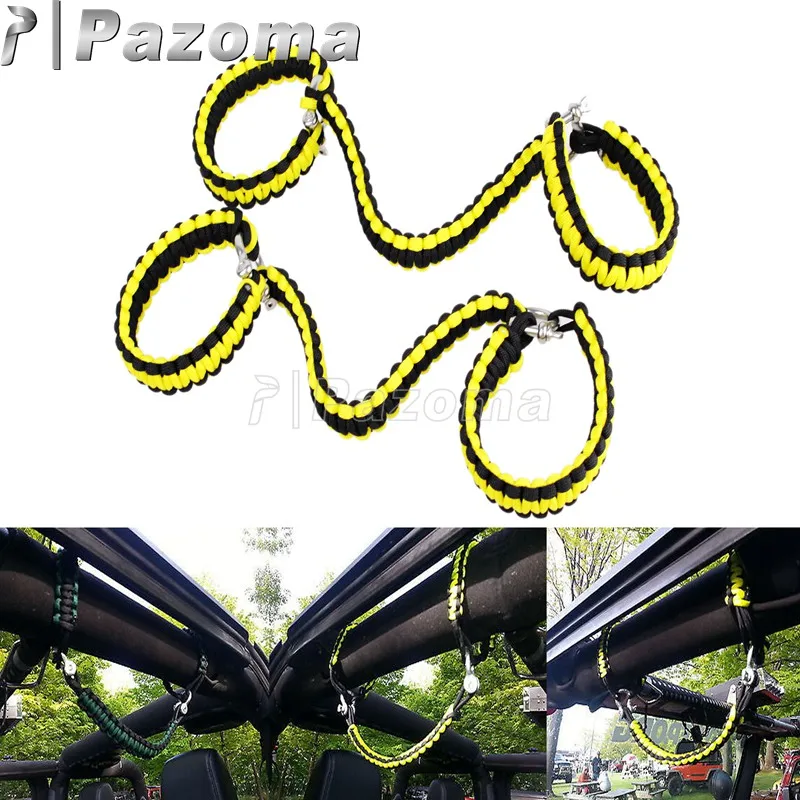 Заднее сиденье UTV ATV слайдер Паракорд захват ручка стержень тяги w/ D образное