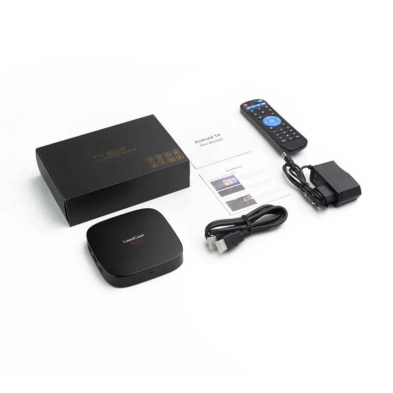 

Leadcool Plus Rockchip RK3318 Android 9.0 TV Box 2.4G 5G Dual WiFi Smart TV Box 2G 16G 4G 64G 4K Media Player TV Set-top Box