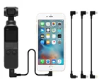 Кабель для передачи данных DJI pocket 2, Type-C-Type-C Micro-USB для iPad Phone, Аксессуары для карманного Подвеса DJI OSMO