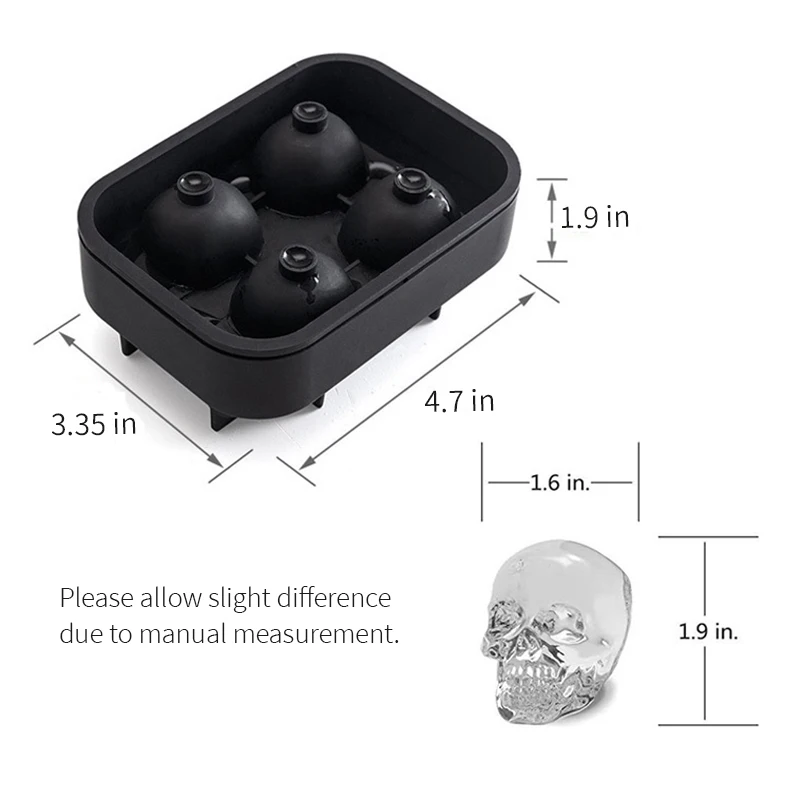 Круглые формы для подносы кубиков льда Мини Маленькие силиконовые с крышкой