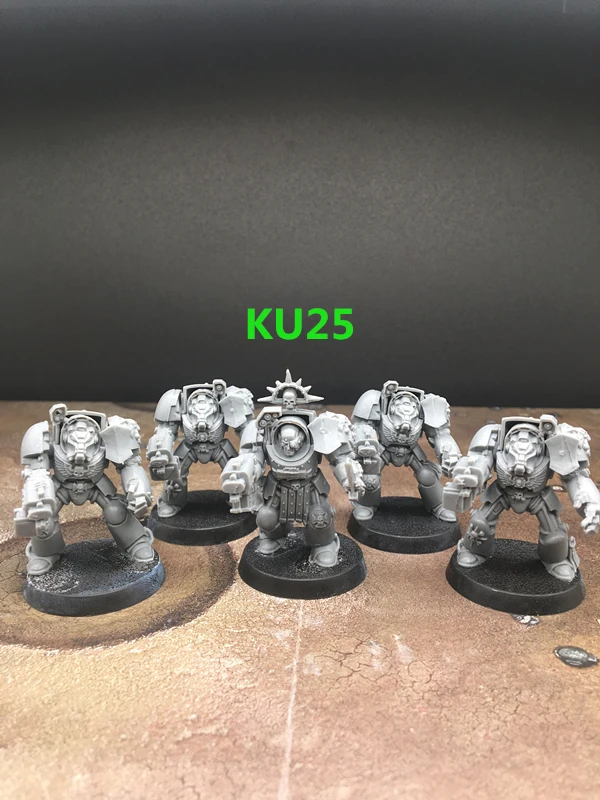 KU25 terminator GB Смола Модель штурма на черном пляже - Цвет: KU25 terminator
