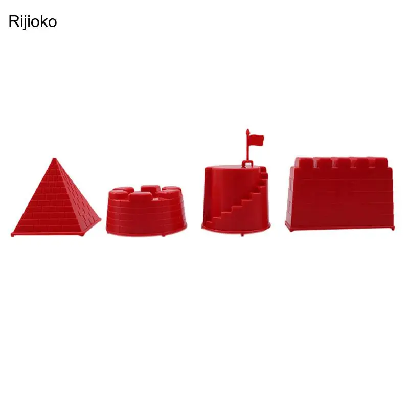 

Hot Castle Model Play Sand Outdoor Toys for ChildrenSummer Seaside Beach toys Baby Soft Rubber Dune Sand Mold Tools Sets