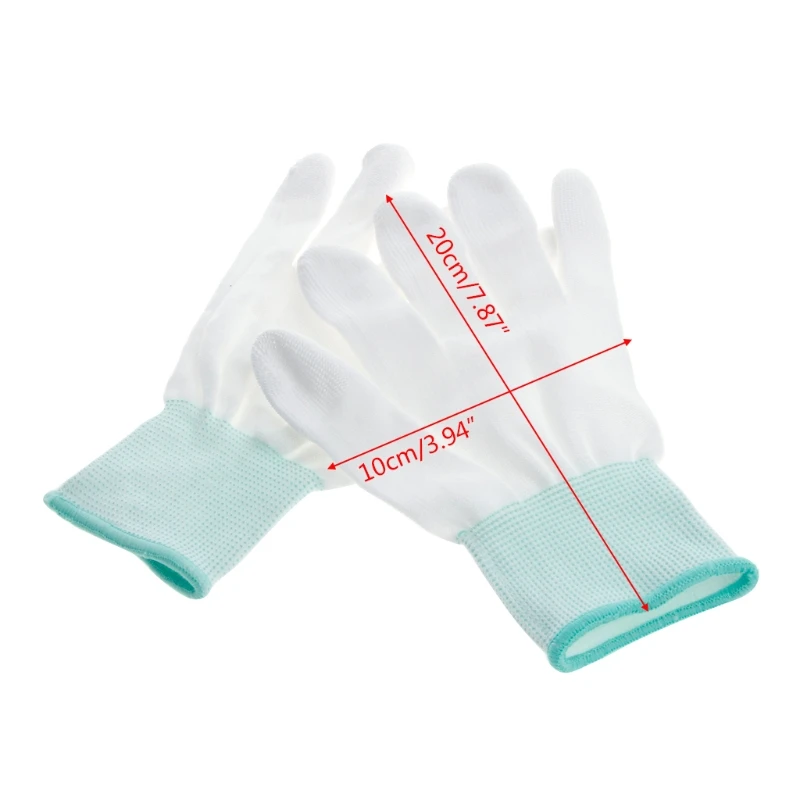 

1Pair Anti Static Antiskid Glove PC Computer ESD Electronic Work Repair Gloves M2EC