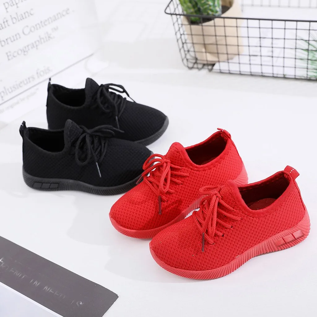 

2021 New Sale Fashionable Children Infant Kids Baby Girls Boys Letter Mesh Sport Run Sneakers Casual Shoes Kids Shoes Breathable