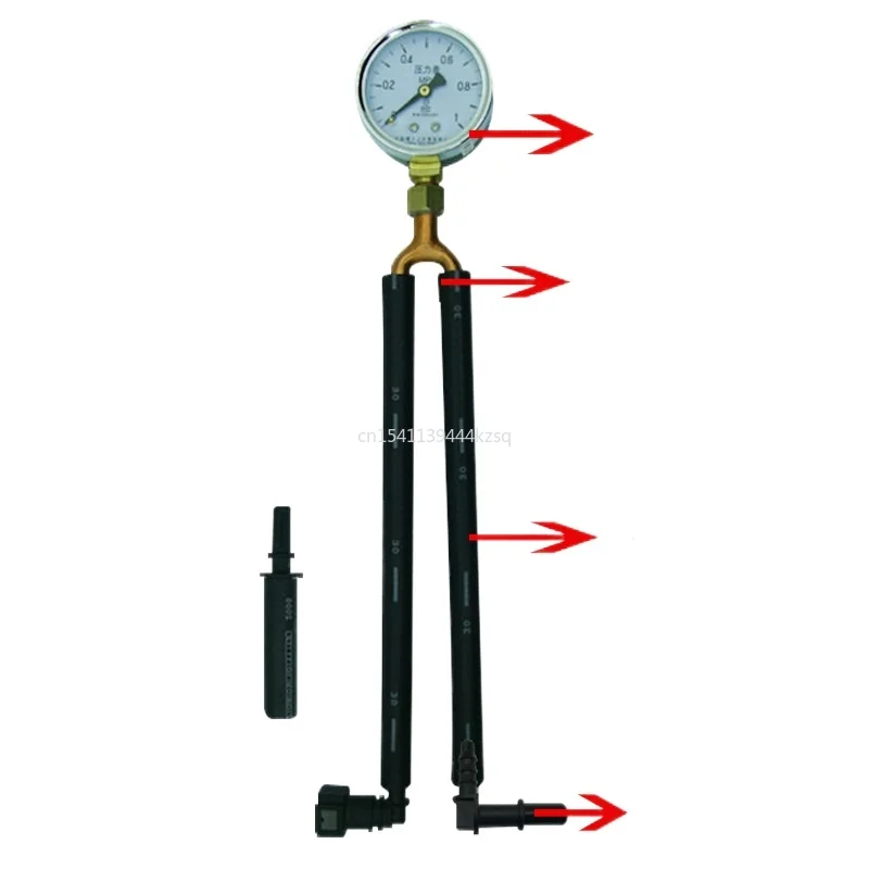 

General Automobile Gasoline Pressure Gauge Oil Pressure Gauge Fuel Pressure Gauge Test Meter Test Gasoline Pressure Tool Quick-C