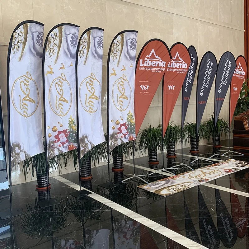 Индивидуальный флаг пляжный с перьями Графический Печатный Баннер на заказ