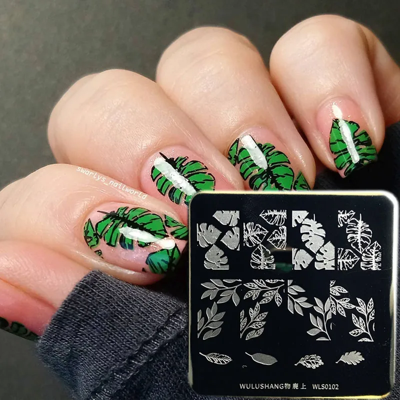 1 шт. Геометрическая пластина для стемпинга ногтей своими руками декоративный