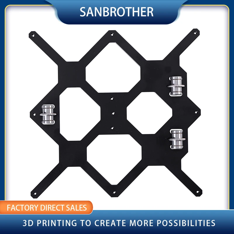 

Cloned Original Prusa i3 MK3 3D Printer Aluminum Y Carriage With 3pcs U-bolts Holding LM8UU For 3D Printer Parts Prusa i3