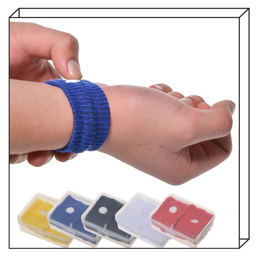 2 шт/1 шт многоразовые браслеты против усталости Регулируемый дорожный хлопковый