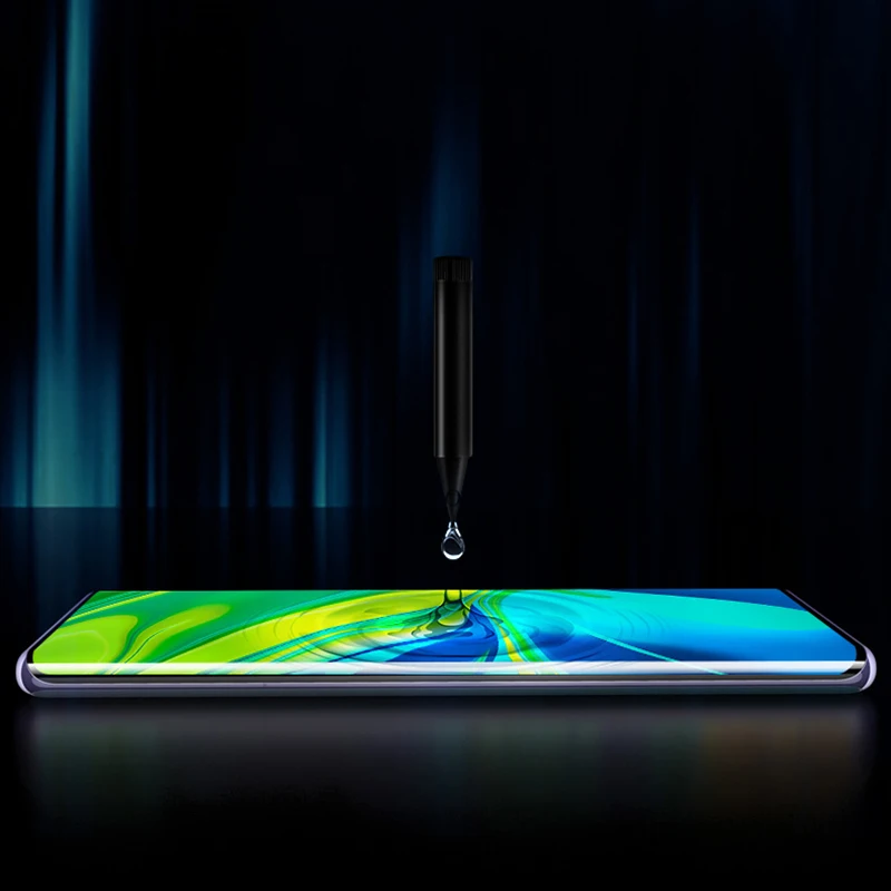 Закаленное стекло с УФ-клеем для Xiaomi Mi Note 10 CC9 Pro защитная пленка экрана жидким