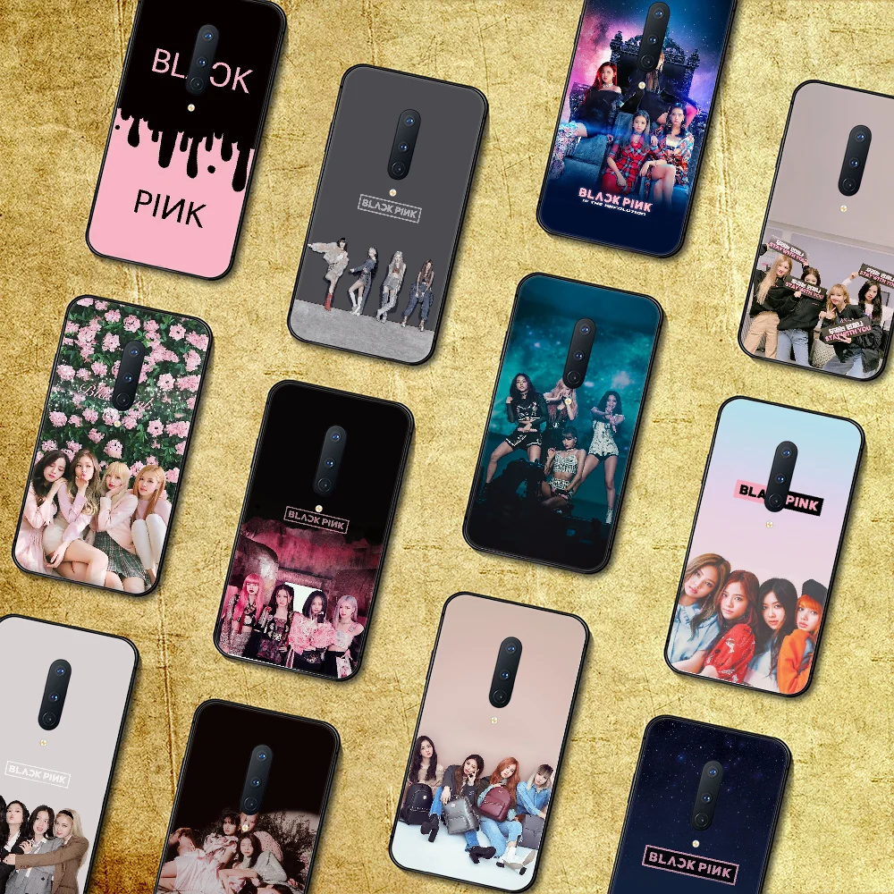 Чехол для телефона BLACKPINKS KPOP чехол 1 + Oneplus 5T 6 6T 7 7T 8 8T Pro black Prime роскошный из ТПУ