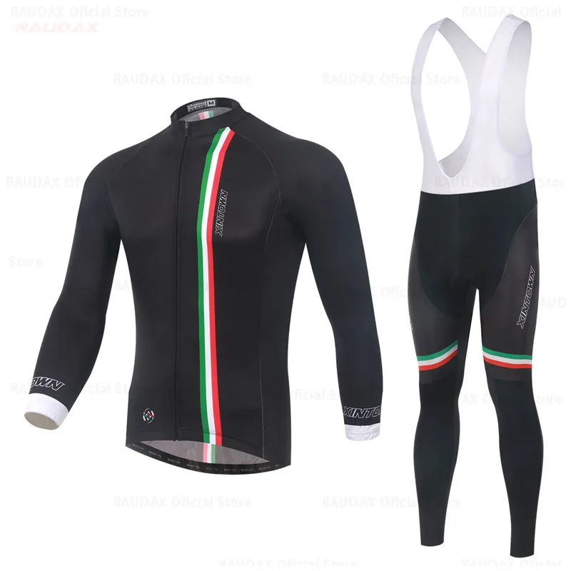 

Mens Cycling Jersey Suit 2020 New Italy 19D Gel Bike Long Jersey Ropa Ciclismo Spring/summer MTB Bicycle Clothing Cycling Wear