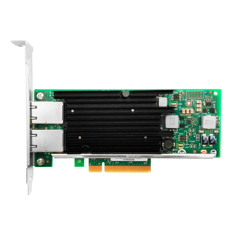 X540-T2 Intel X540 чипсет PCIe x8 двойной медный RJ45 10 Гбит/с порт Ethernet Сетевая карта совместима