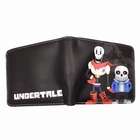 Кошельки Game бумажник Undertale, короткий, с карманом для монет