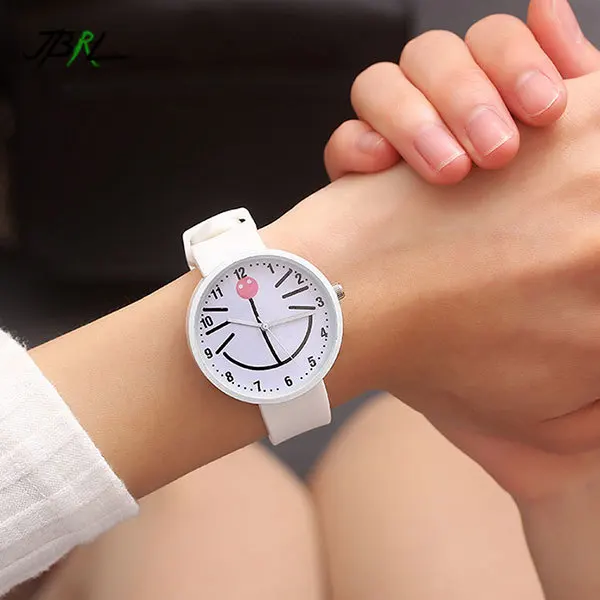 JBRL брендовые силиконовые женские часы на запястье 2018 простые Кварцевые Женские