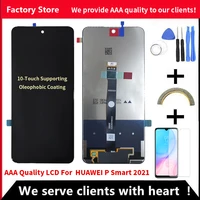 10 touch original lcd for huawei p smart 2021 lcd with frame lcd screen for p smart 2021honor x10 lite lcd display dnn lx9