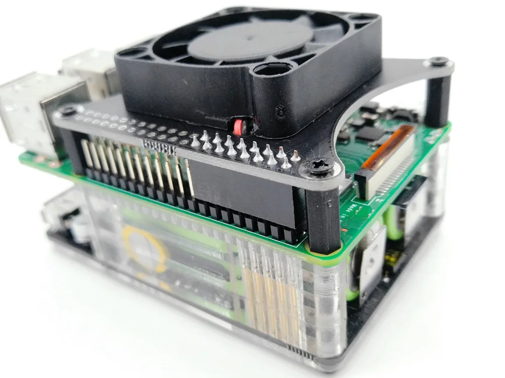 Новый Raspberry Pi 4 Model B 2G 4G 3400 мАч 18650 бортовой вентилятор с расширителем мощности для