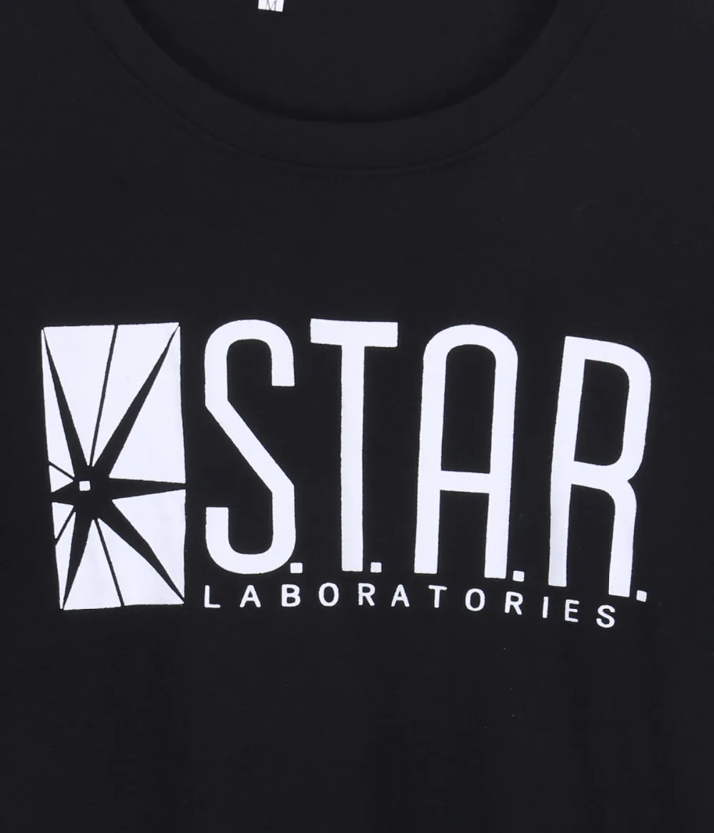 Мужская толстовка с длинным рукавом Superman Star S.T.A.R.Lab Labs черный пуловер Осень зима