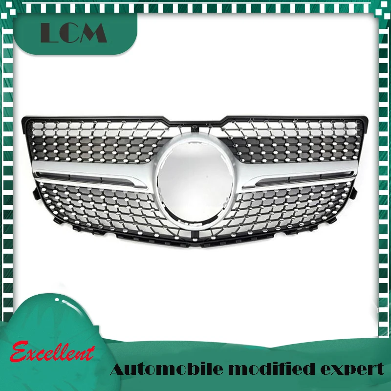 Передний бампер Diamond Look гоночная решетка для Mercedes For-Benz GLK-class X204 GLK200 GLK220 GLK250 GLK350