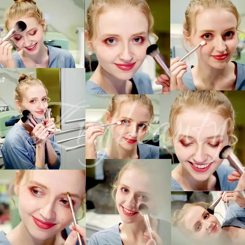 YuBeauty набор кистей для макияжа 12 в 1 Y172|Аппликатор теней век| |