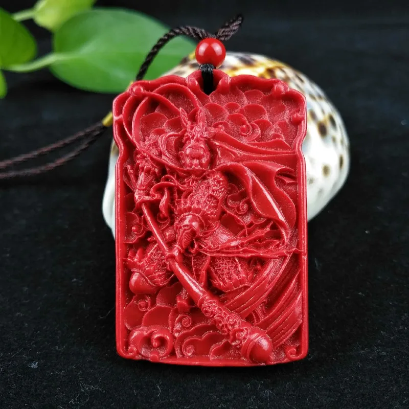 Китайский натуральный красный Органическая киноварь король обезьяны кулон