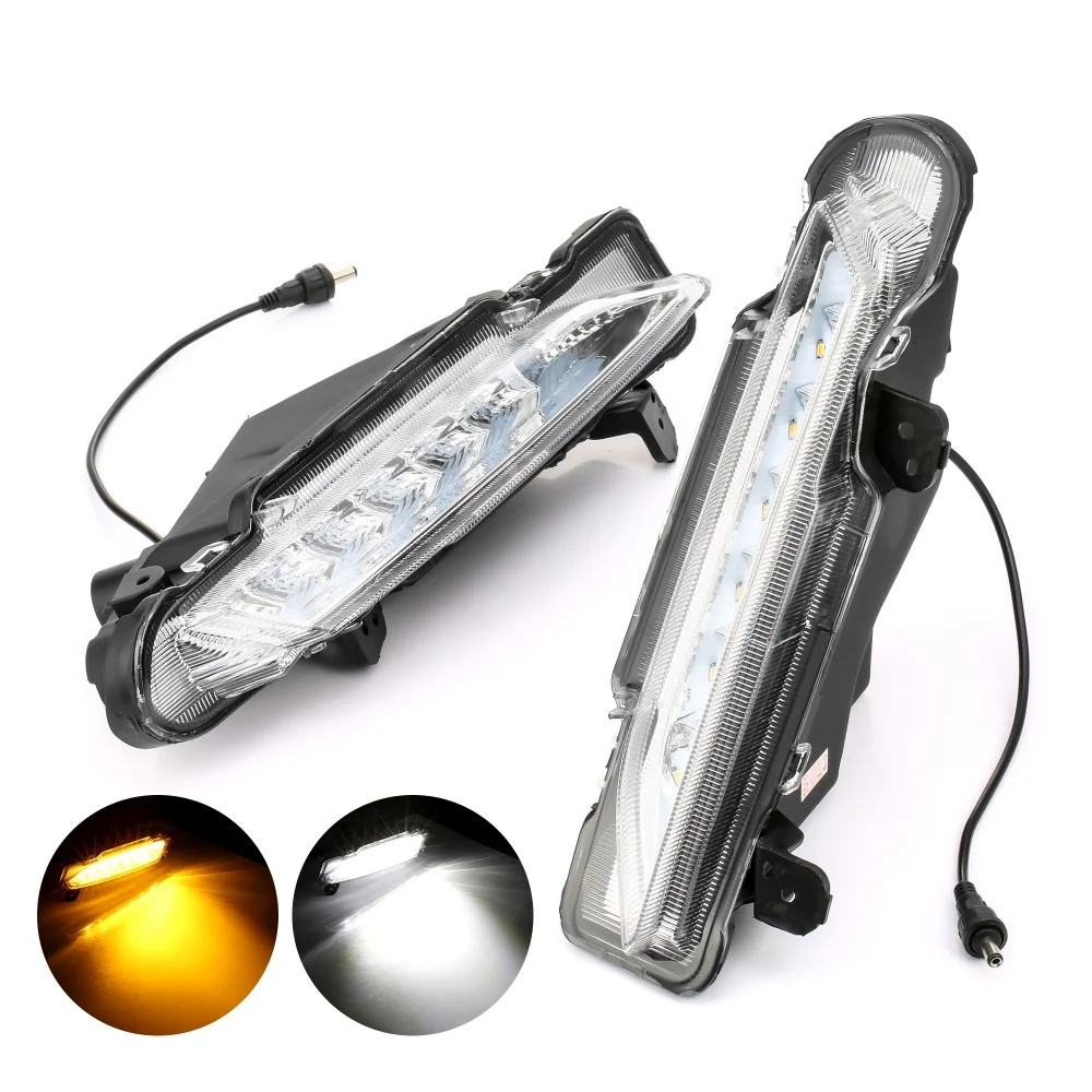 Водонепроницаемый 12V светодиодный дневные ходовые огни дневного вождения