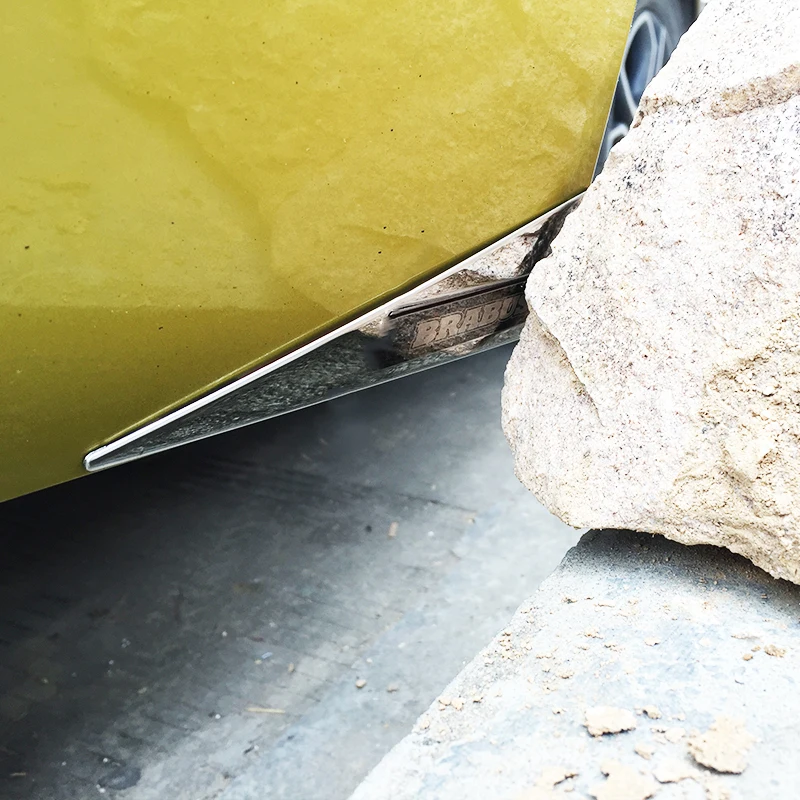 Стайлинг автомобиля протектор углов двери нержавеющая сталь треугольник анти