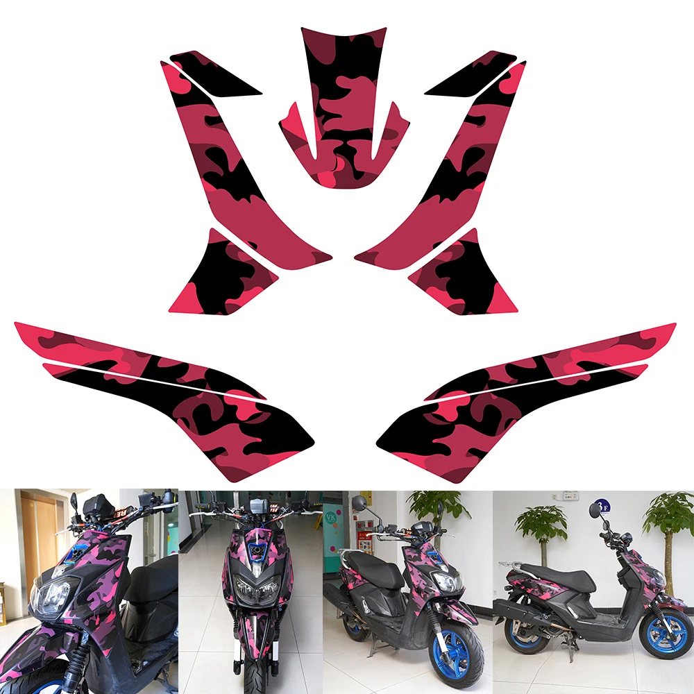 

Motorcycle Graphic Background Sticker Decals Stickers Graphics For Yamaha Zuma 125 BWS 125 YW125 2015-2020 2016 2017 2018 2019