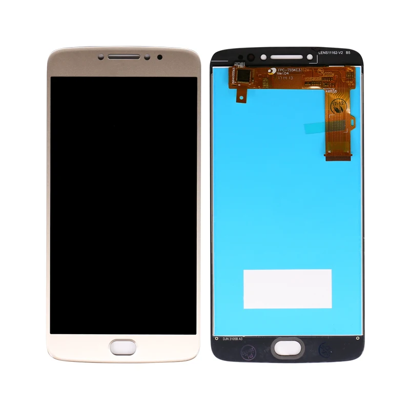 Gold no frame 5," для Motorola Moto E4 Plus рамка сенсорного ЖК-экрана дигитайзер для MOTO E4 Plus дисплей XT1770 XT1773 XT1771 XT1772 - Цвет: Gold no frame