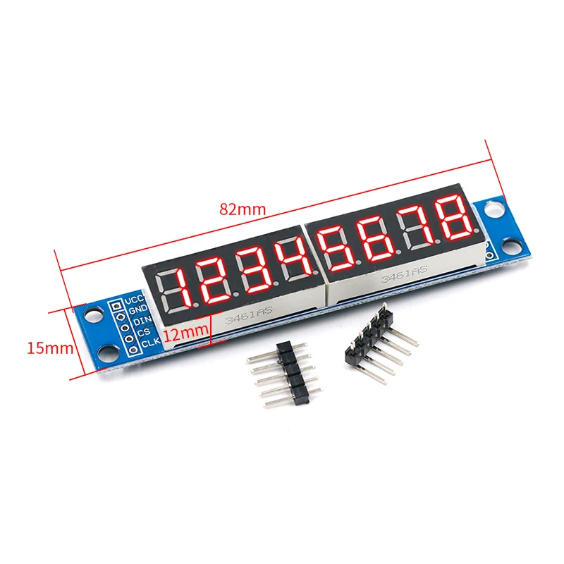 MAX7219 светодиодный точечно-матричный 8-значный модуль управления цифровым