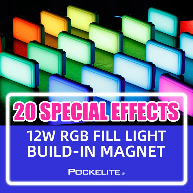 Светодиодный мини карманный светильник Falcon Eyes 12 Вт RGB с режимом специальных