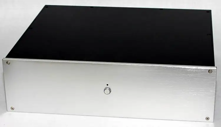 

WA121 All aluminum amplifier chassis / Preamplifier case / AMP Enclosure DIY box (425 *120*350mm)