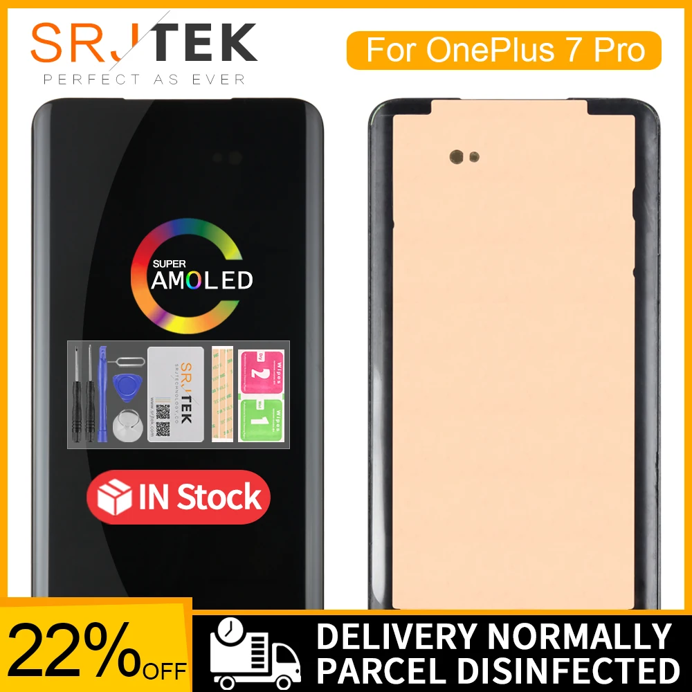 Протестированный 6 64 для OnePlus 7 Pro ЖК дисплей сенсорный экран дигитайзер панель