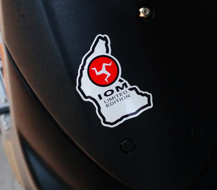 Наклейка на шлем Isle of man наклейка TT IOM autocollant moto Manx наклейки мотоцикл шоссейные