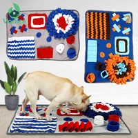 pet dog puzzle toys slow feeding food mat training foraging sniffing mat funny cat toys snuffelmat feeder soft pad 7450cm