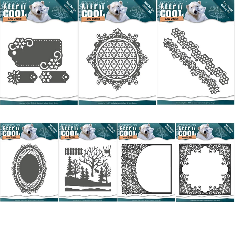 

Новинка, рамка со снежинками, ярлык, металлические режущие штампы, бумажные/фотографические карты, тисненые штампы