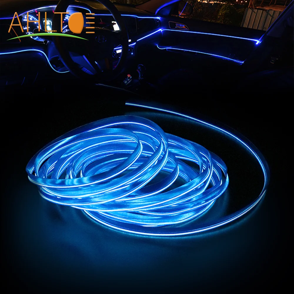 1X двери автомобиля светодиодные полосы задний фонарь атмосфера на тросах