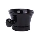 Yaqi черный цвет ABS пластиковая чаша для бритья для мужчин бритвенная щетка