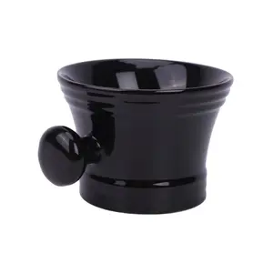 Yaqi черный цвет ABS пластиковая чаша для бритья для мужчин бритвенная щетка