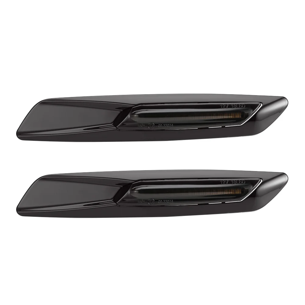 2 шт. Динамический светодиодный боковой габаритный фонарь Поворотная сигнальная