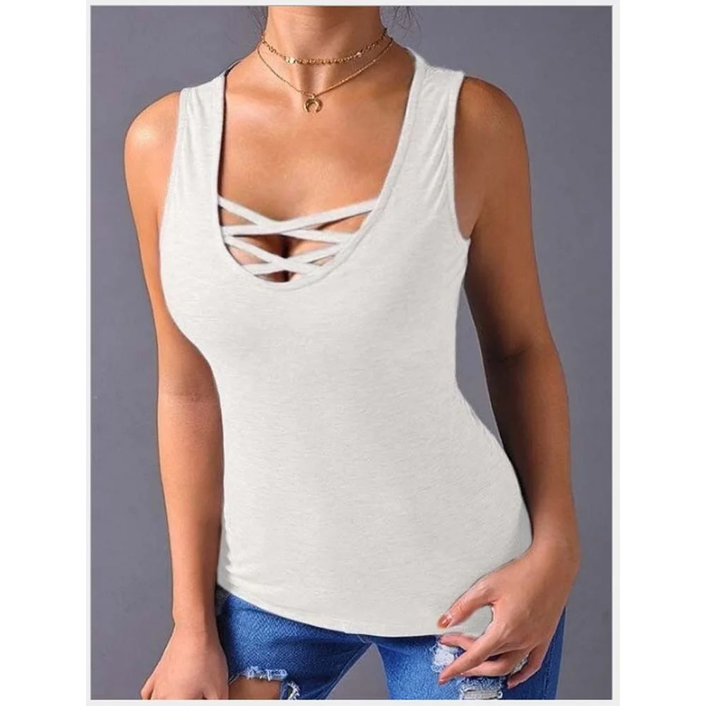 Майка женская однотонная с графическим принтом модный Повседневный Топ лето