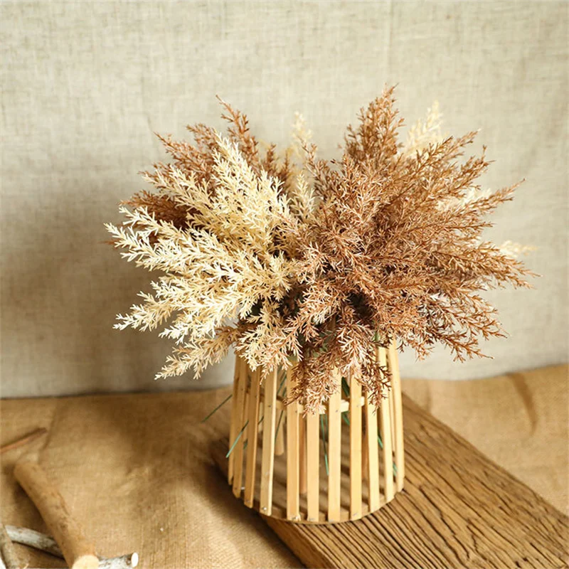 

Artificial Plants, 37cm Bouquet, rime, DIY Home Decoration Vase Flower Arrangement, Wedding Guide, Hotel Dress Up Fake Flowers